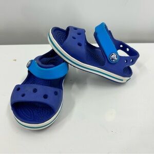 Crocs Crocband Sandals Kids Toddler Cerulean Blue Ocean Toddler Size 5